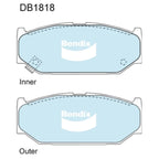 GCT Front Disc Brake Pads Set for Suzuki Swift (2005 - 2011)
