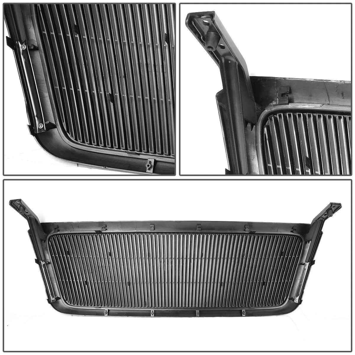 Front Bumper Grille Guard for Ford F-150 (2004–2008) Black Vertical