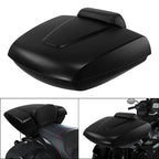 Matt Black Low Profile Trunk with Backrest Pad for Indian Roadmaster (2015–2025)