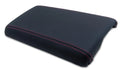 Leather Center Console Armrest Cover for Nissan 300ZX (1990–1996) Red Stitch