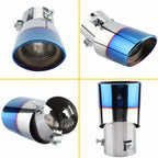 Burnt Blue Titanium Exhaust Muffler Tip for Universal Fit (YYYY–YYYY)
