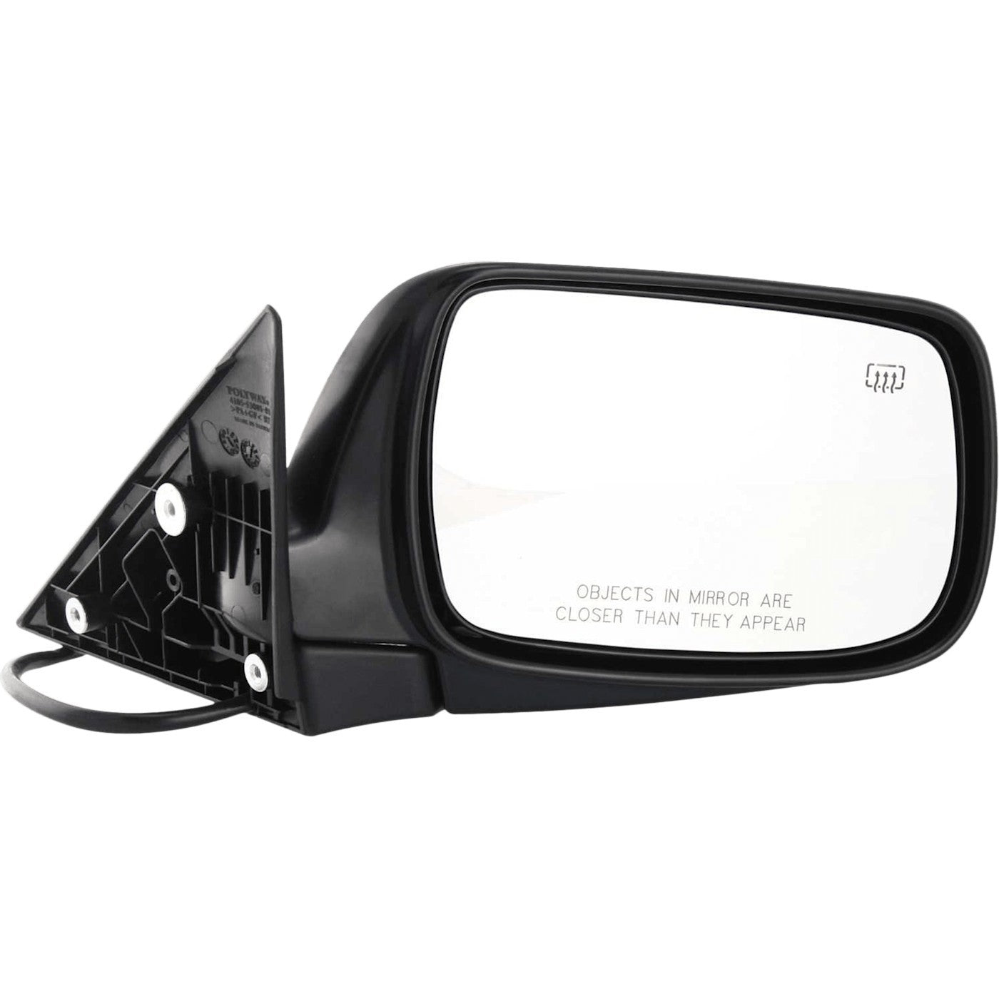 Set of 2 Heated Mirrors for Subaru Baja