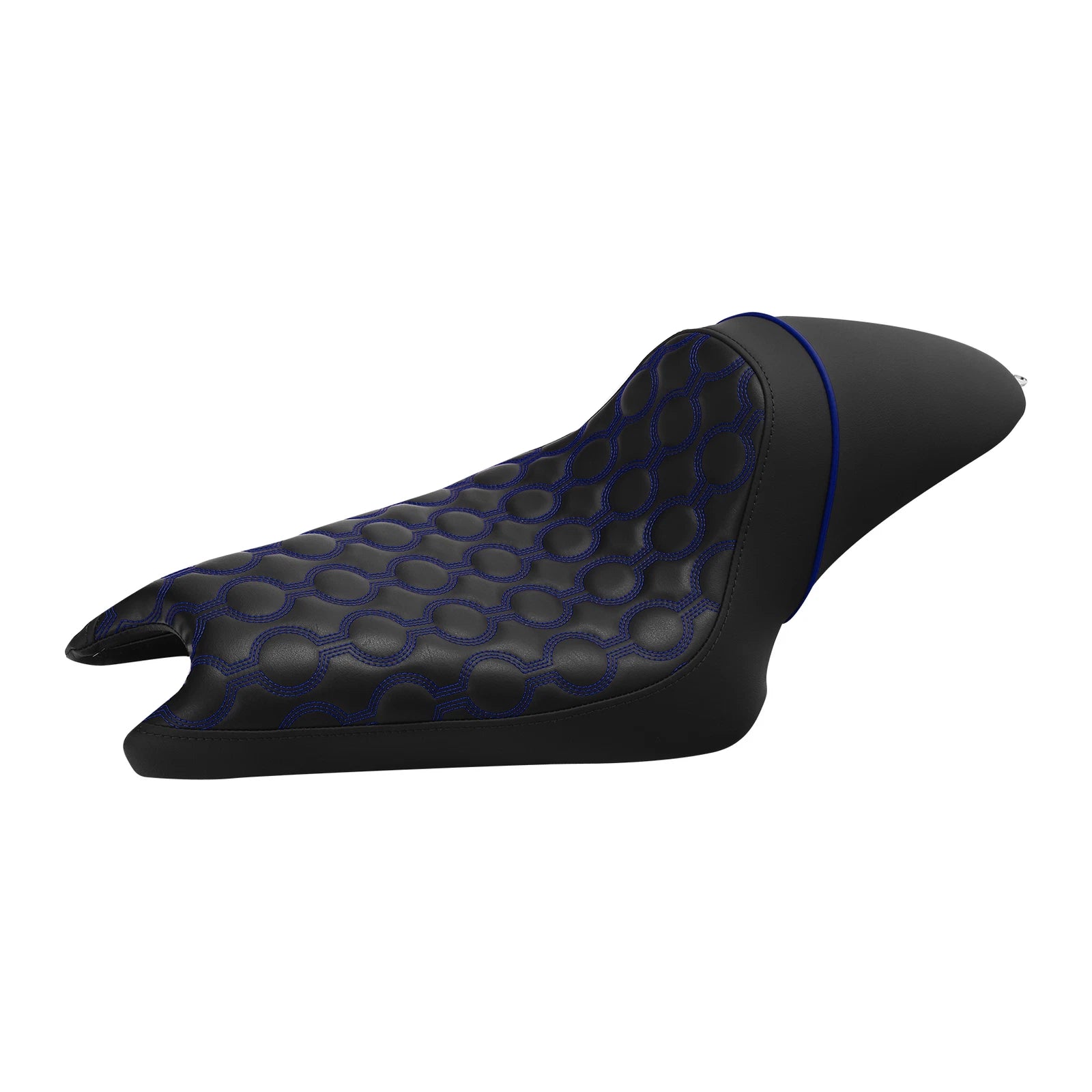 Black Blue Driver & Passenger Seat for Harley Sportster 883 1200 (2004–2022)