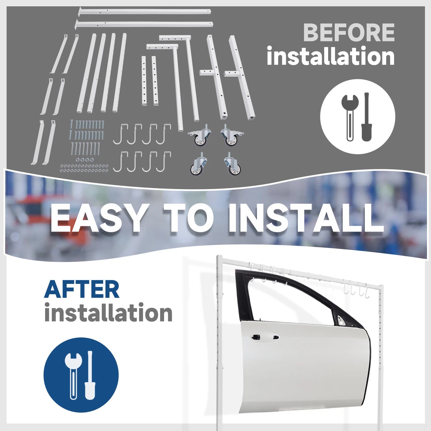 Painting Rack for Auto Body Painting Stand (Universal)