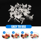 Buoyant Bait Stops for Tough Water Conditions (Set of 4)
