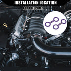 2 x Oil Cooler Gaskets for Mercedes-Benz Sprinter (2007-2018)