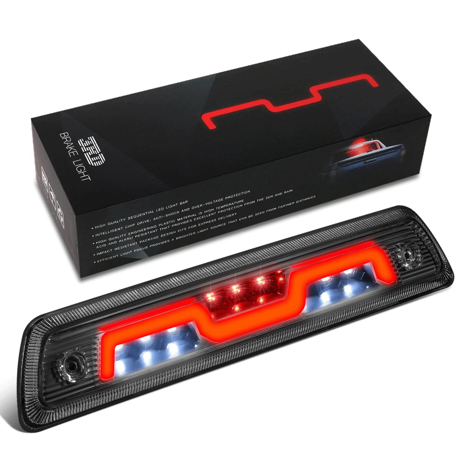 LED Third Brake Light for Ford F-150 (2009–2014) - Clear Lens
