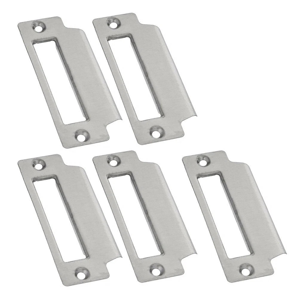 5PCS 64mm Strike Plate for Door Lock Latch (100x30mm Mounting)