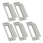 5PCS 64mm Strike Plate for Door Lock Latch (100x30mm Mounting)