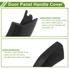 Door Panel Handle Pull Trim Cover for BMW X3 G01 (2018–2021) No. 51416999880 Black