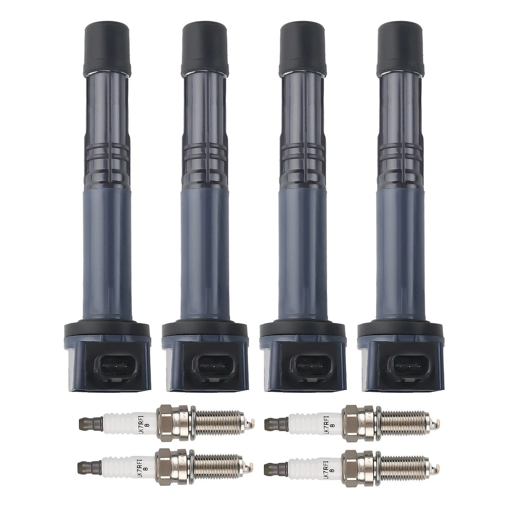 Set of 4 Ignition Spark Plugs for Acura ILX Honda Accord Civic CR-V 2.4L UF602