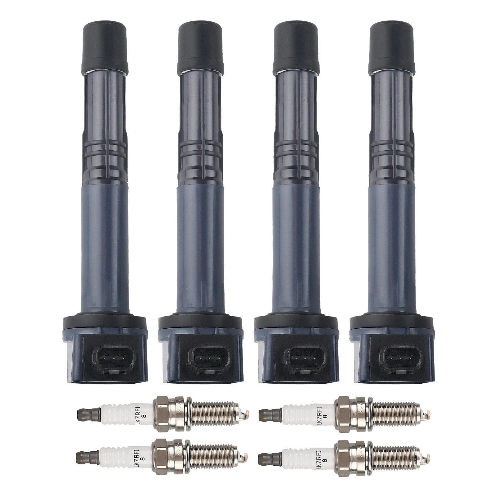 Set of 4 Ignition Spark Plugs for Acura ILX Honda Accord Civic CR-V 2.4L UF602