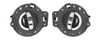 Set of 2 Gray Chrome Inside Inner Door Handles for Jeep Commander (2006–2010)