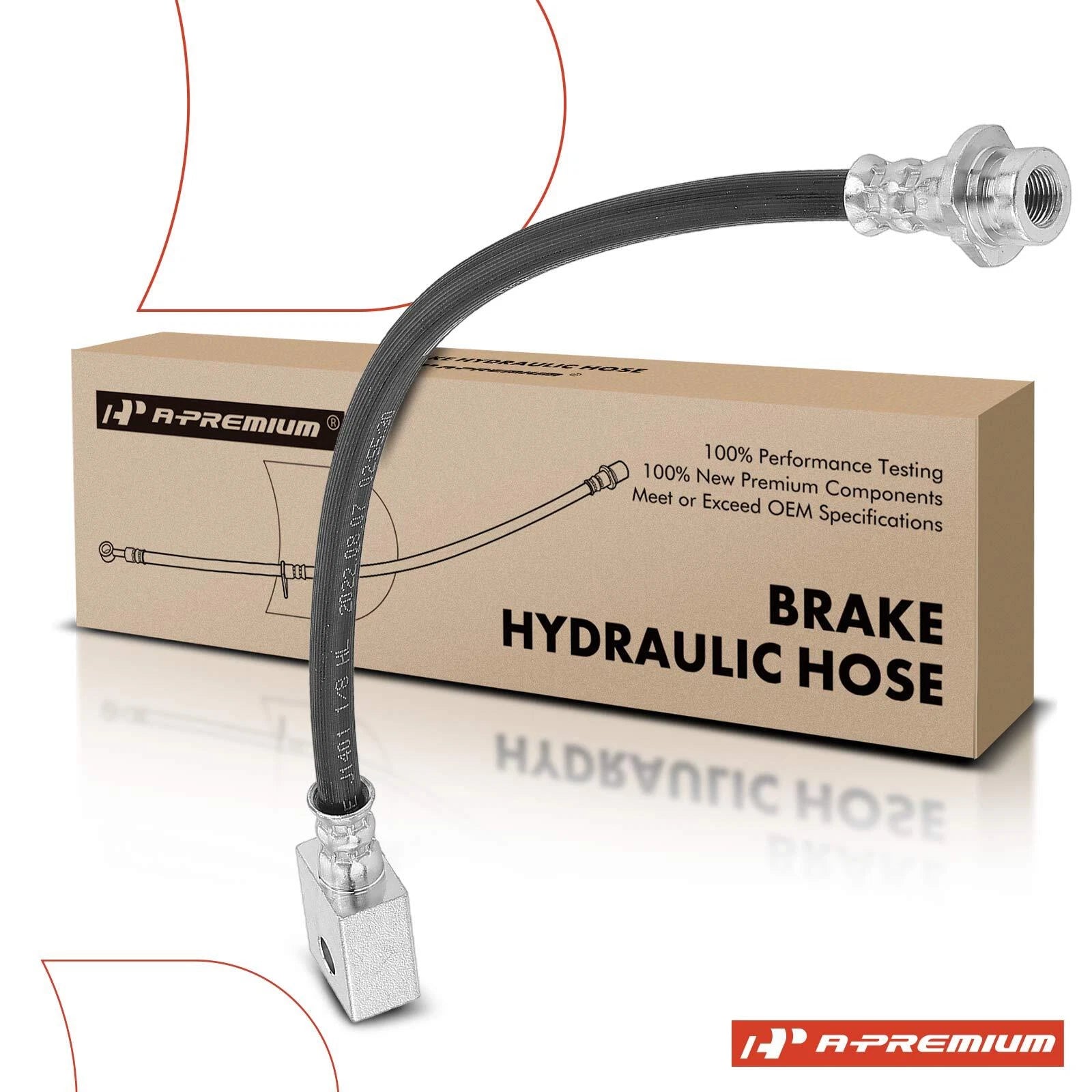 Rear Left Brake Hydraulic Hose for Nissan 370Z (2009–2017) Infiniti RWD
