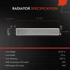 Inverter Cooler Radiator for Toyota Camry and Avalon (2012–2017)