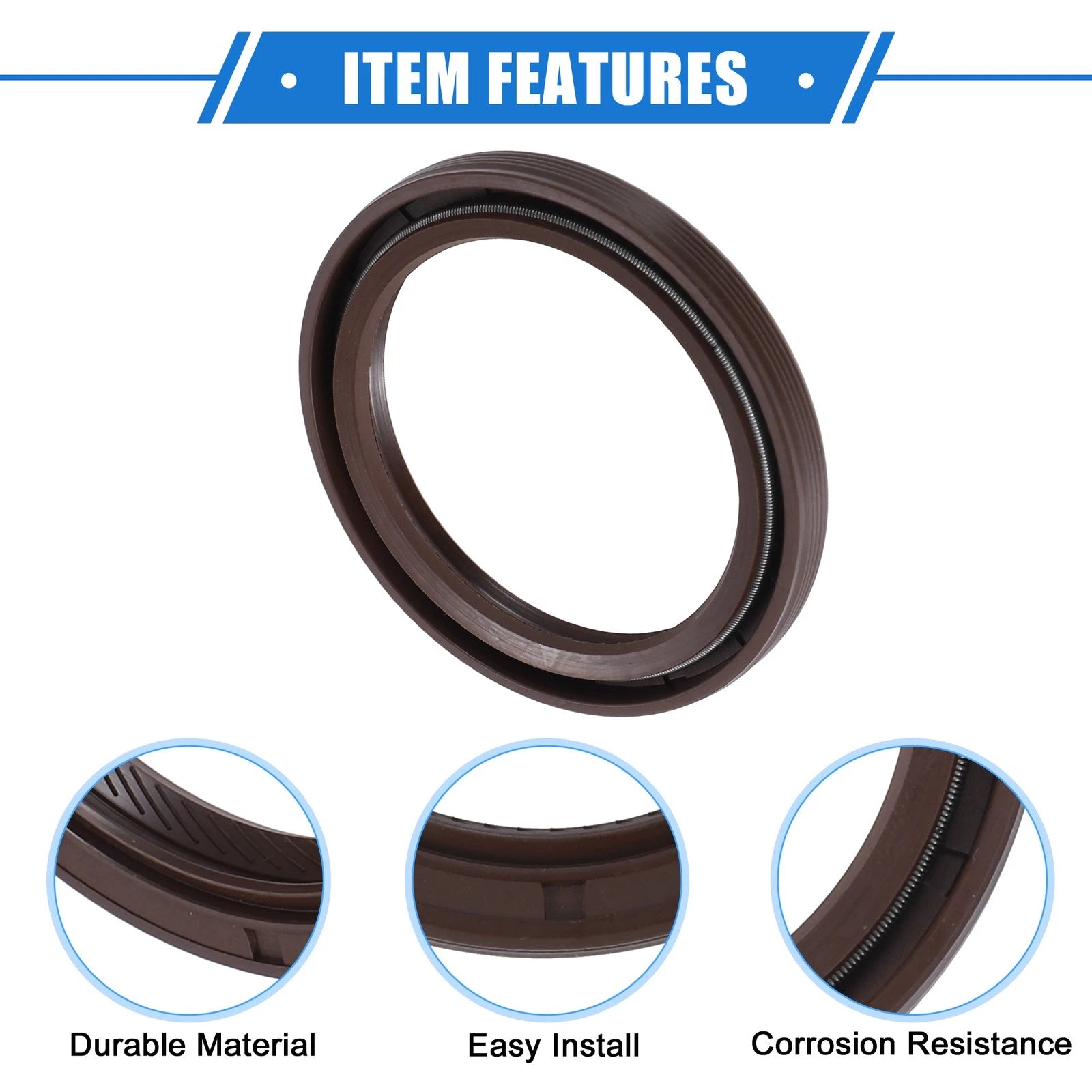 2X Engine Crankshaft Oil Seal for Toyota Tacoma (2009–2019), Lexus IS250