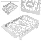Skull Radiator Grille Guard Cover for Kawasaki Vulcan VN 1500 (1996-2008)