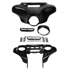 Batwing Inner Outer Fairing for Harley Electra Glide, Street Glide (2014–Present) Black Denim