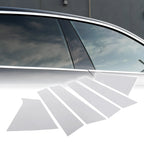 Set of 6 Car Pillar Window Trim Covers for Chevrolet Malibu (2016–2021) Chrome