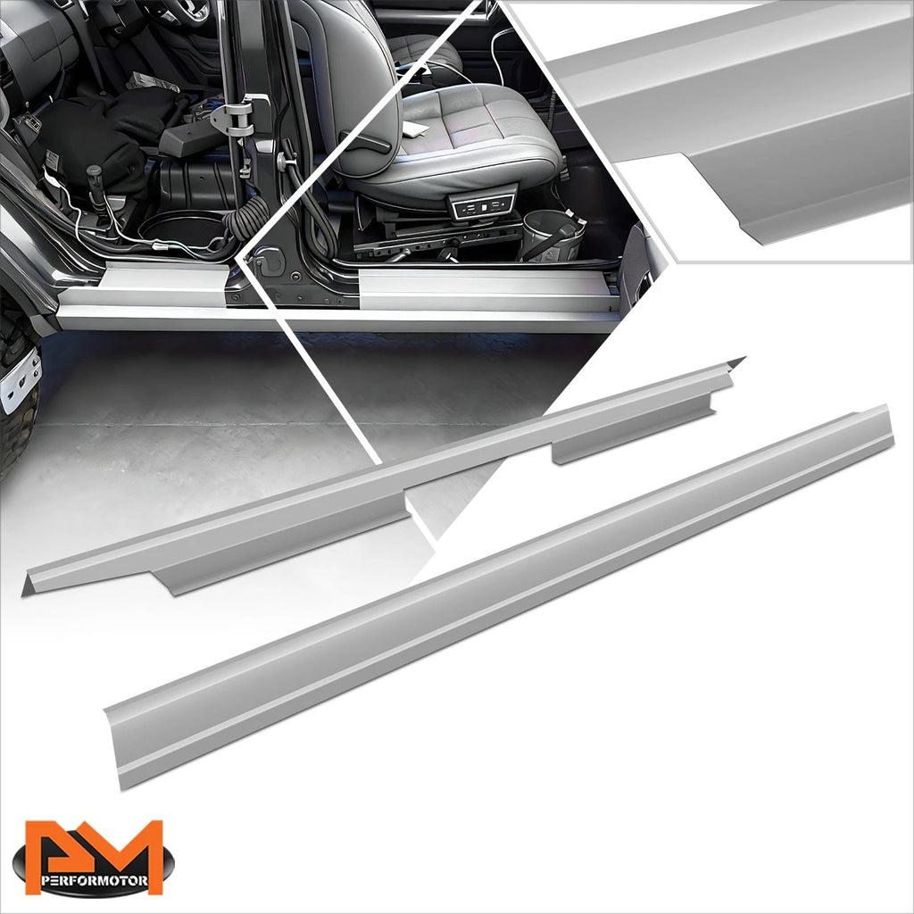 Rocker Panels for Ford Expedition (2007–2017) - Stamped Steel, Grey