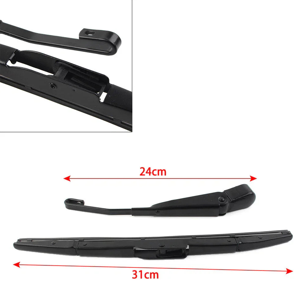 Rear Wiper Arm Blade Set for Honda CR-V, Hyundai Santa Fe (2001-2006)
