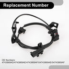 ABS Wheel Speed Sensor Kit No. 4743869AD for Dodge Journey (2014–2020)