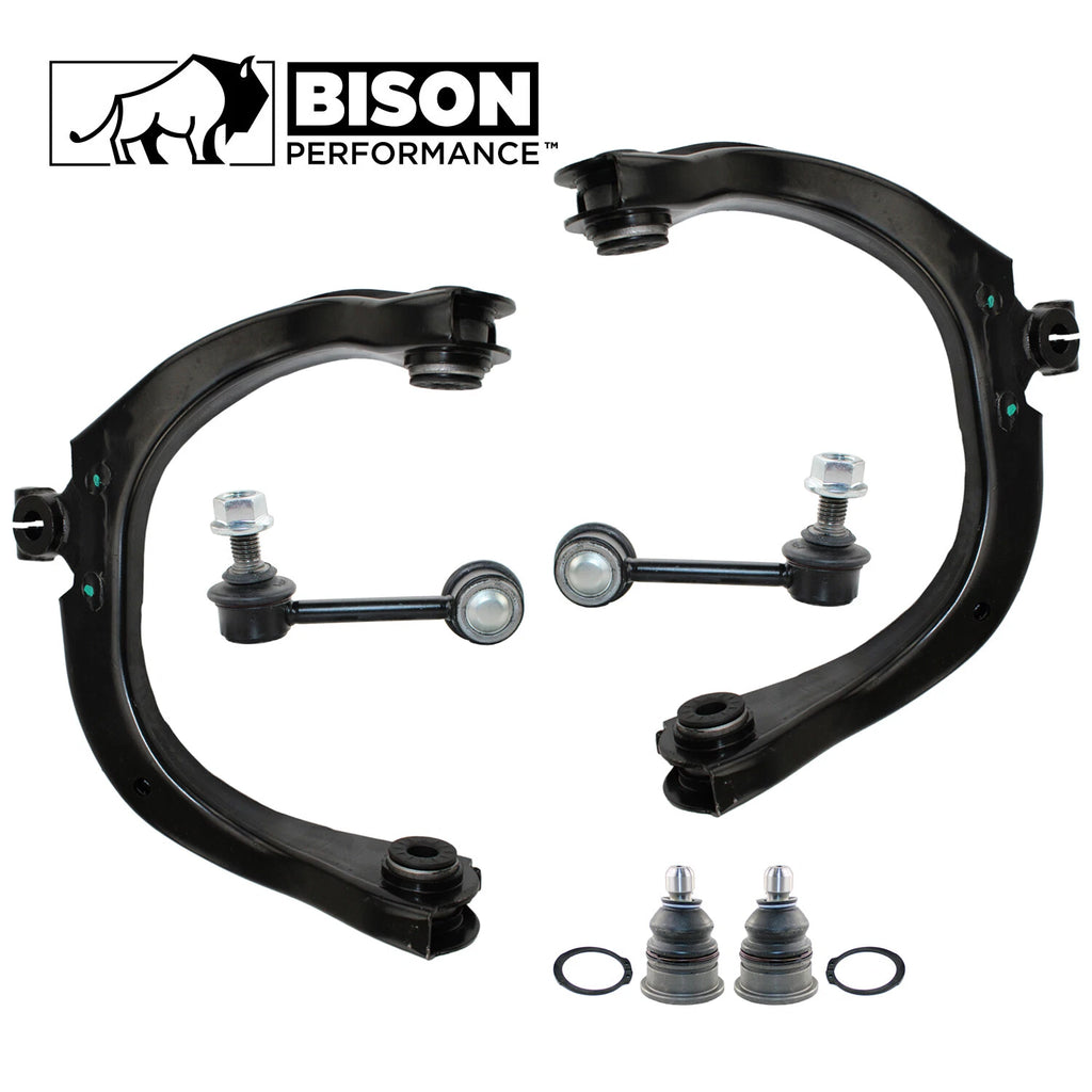 6pc Front Upper Control Arms Sway Bar Links Kit for Chevy GMC