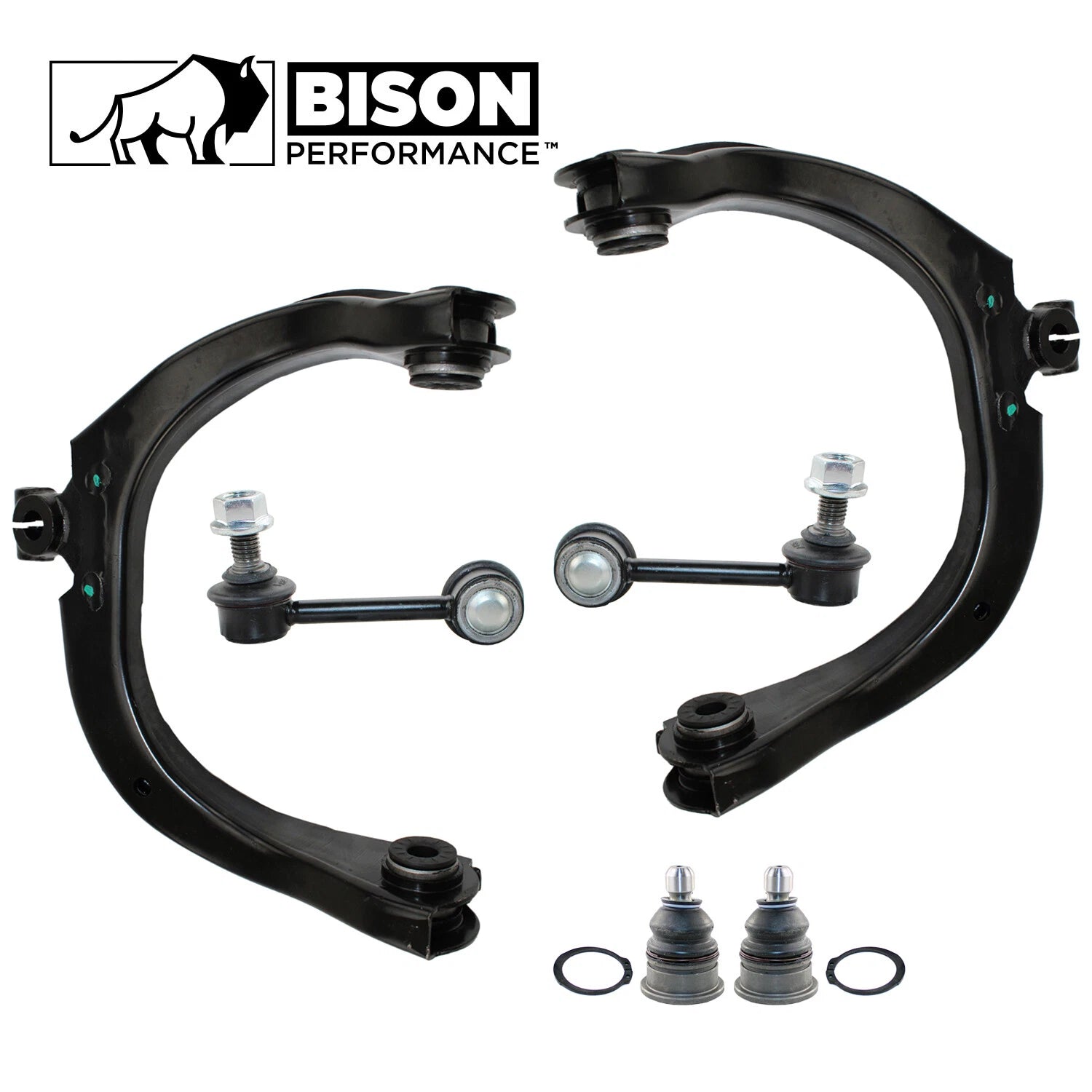 6pc Front Upper Control Arms Sway Bar Links Kit for Chevy GMC