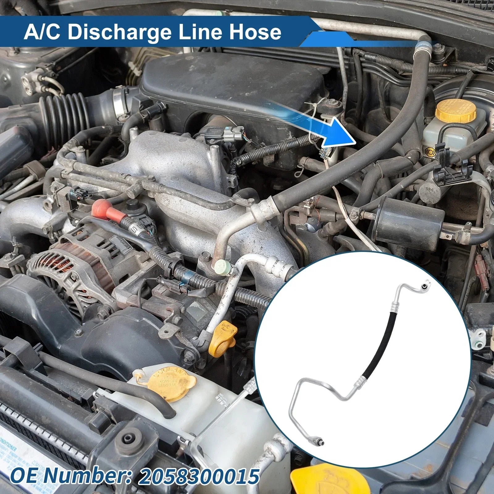 A/C Refrigerant Liquid Hose for Mercedes-Benz C300 (2015-2021)