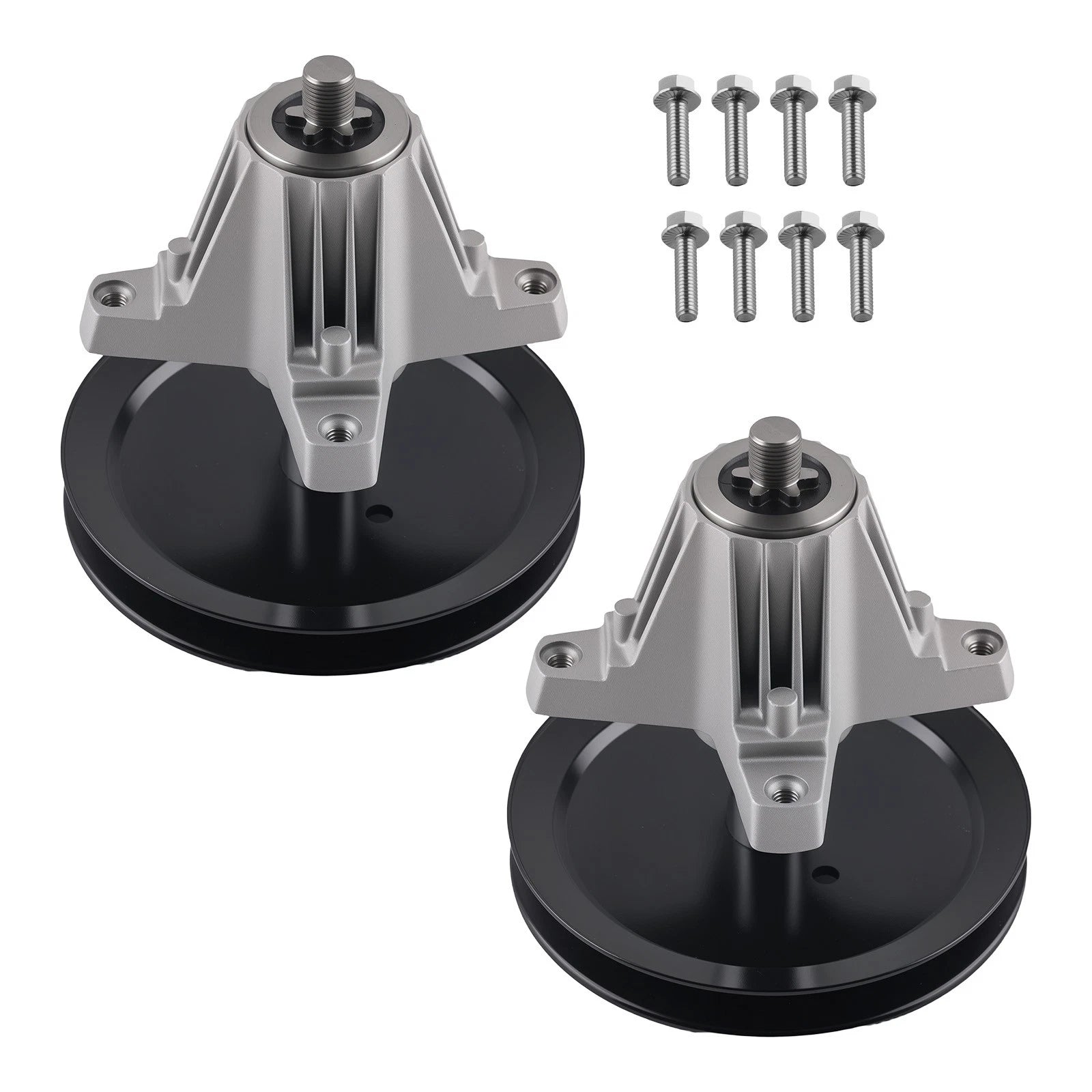 2X Spindle Assembly for Cub Cadet LTX1045 LTX1046 (2010–2015) 918-04636 918-04865A