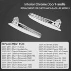 Set of 2 Interior Door Pull Handles for Chevy Tahoe/Suburban GMC Yukon (2007–2014)