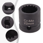 Mechanic Tool 1/2” Dr X 22mm SOCKET 16PT