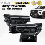 LED Headlight Pair for Chevy Traverse RS (2024–2026)