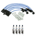 NGK 8mm Wire Set & Denso Platinum Spark Plug Kit for B2500 (1998–2006)
