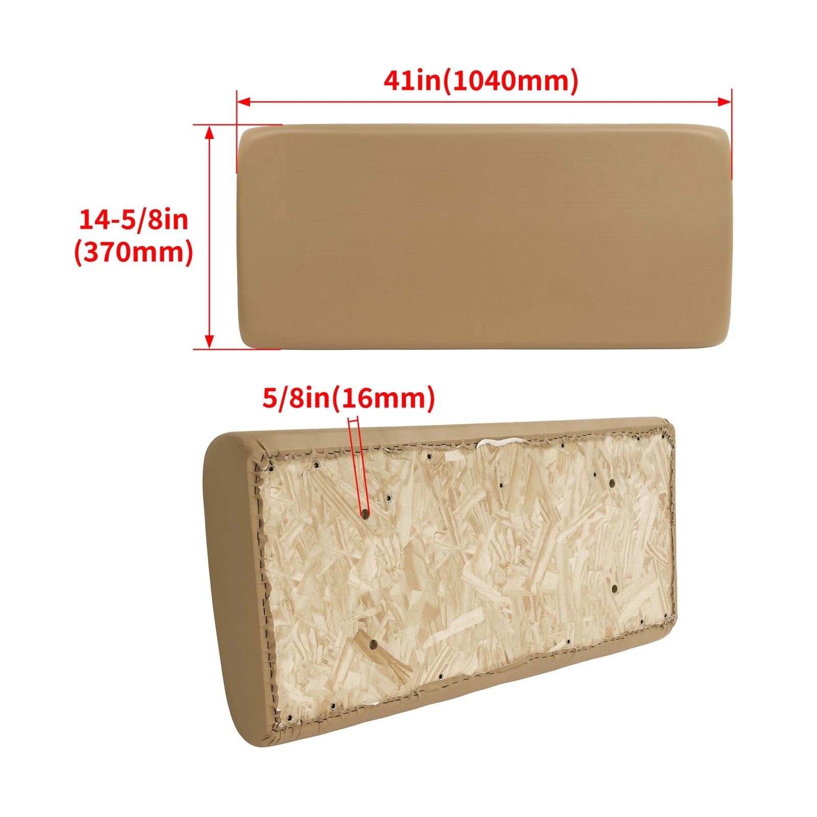 Seat Bottom Cushion Assembly for Club Car DS Golf Cart (1979–2000.5)