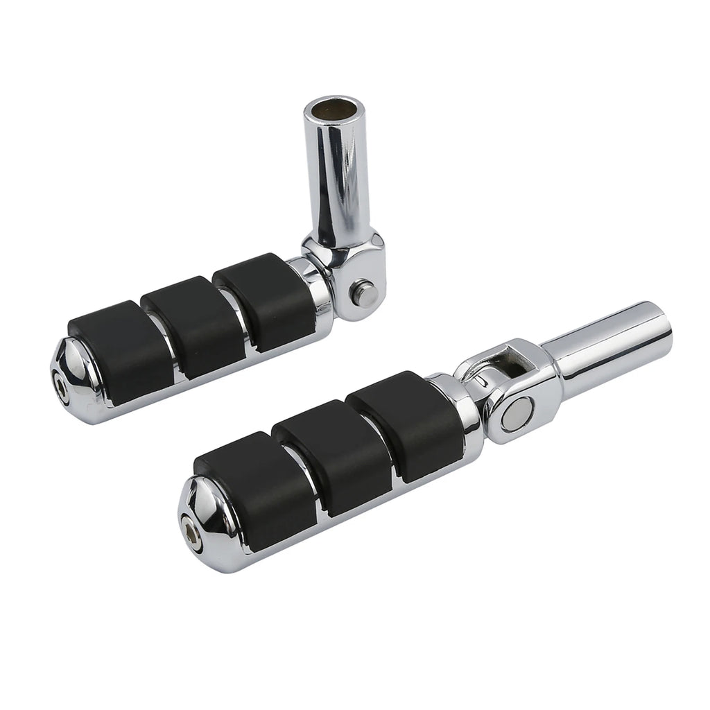 Chrome Rear Foot Pegs Mount for Harley Softail (2008–2011, 2012–2017)