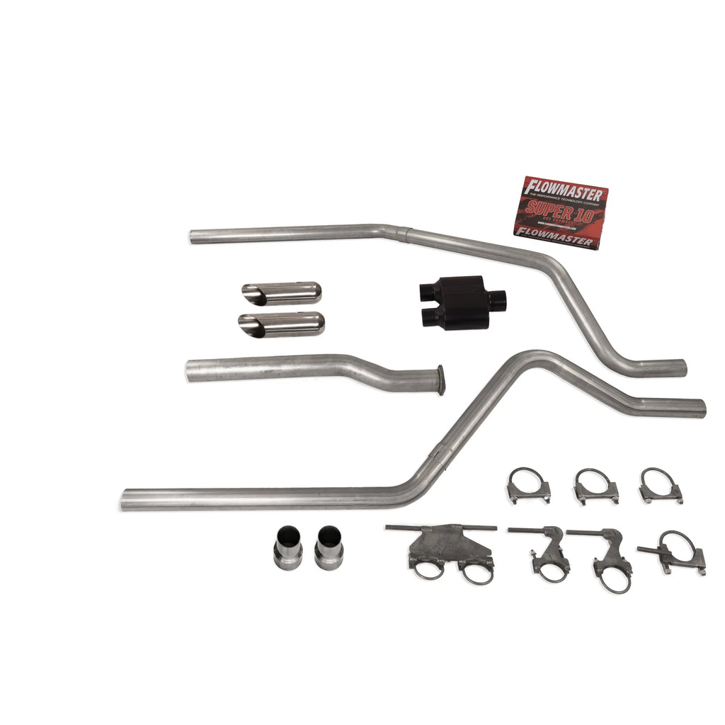3" Dual Exhaust Kit for Dodge Ram 1500 (2019–2025) Flowmaster Super 10 SC Tip