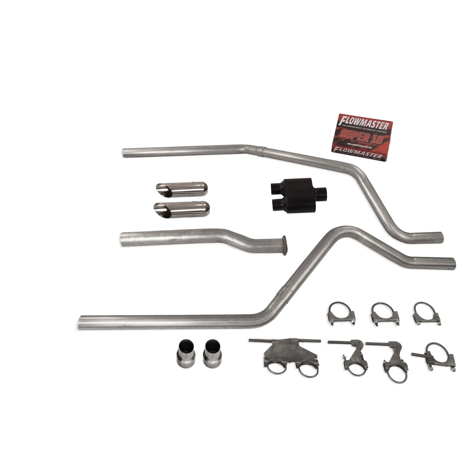 3" Dual Exhaust Kit for Dodge Ram 1500 (2019–2025) Flowmaster Super 10 SC Tip