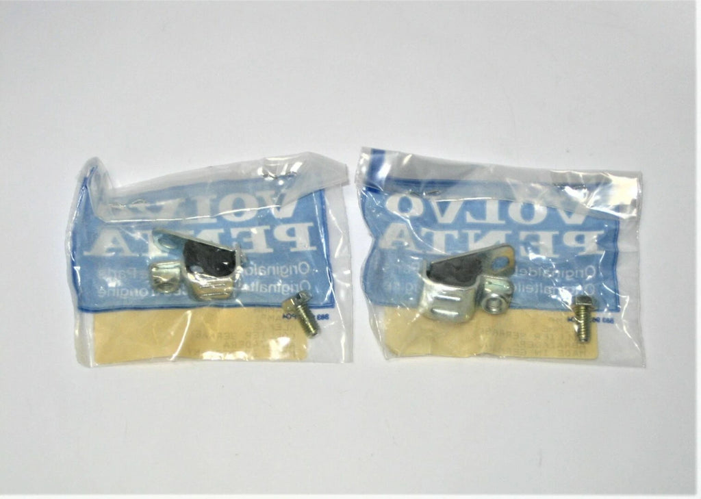 2X Diesel Fuel Injector Pipe Leak-Off Line Clamp for Volvo Penta (OEM)