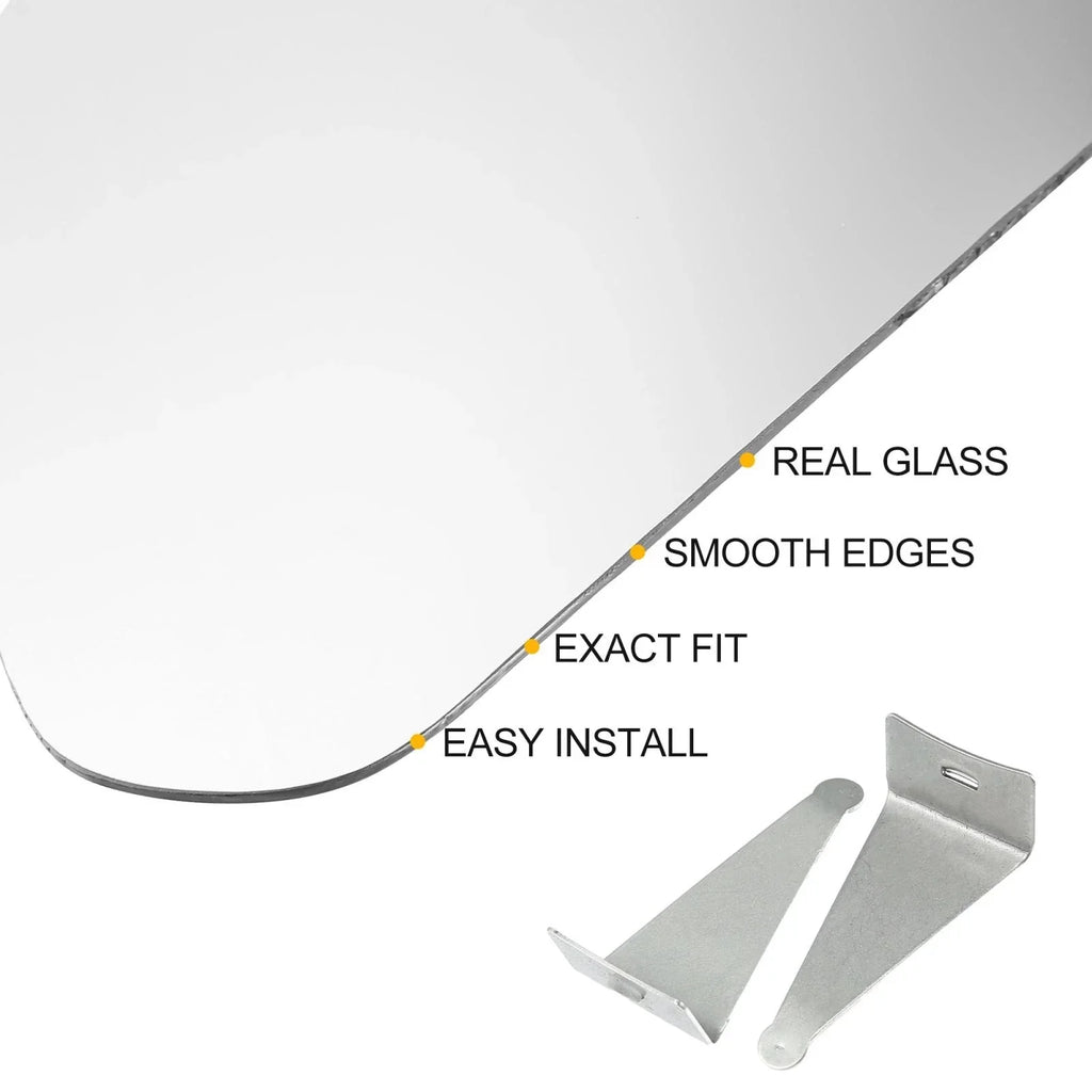 Heated Left Side Mirror Glass Replacement for Hyundai Sonata (2016-2017)