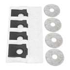 Set of 4 Dust Bags + 4 Mop Pads for Dreame Mova E40 Ultra
