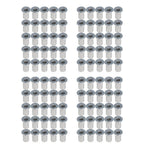 Pack of 100 Aluminum Flange Nutserts for Automotive Applications