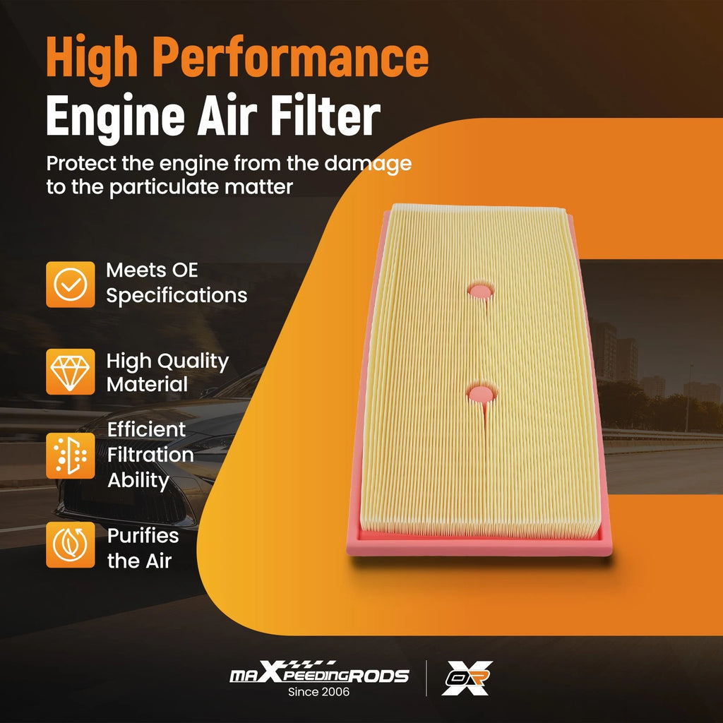 Engine Air Filter for Mercedes-Benz E300 E350 E400 W212 V6 3.5L (2012–2016)