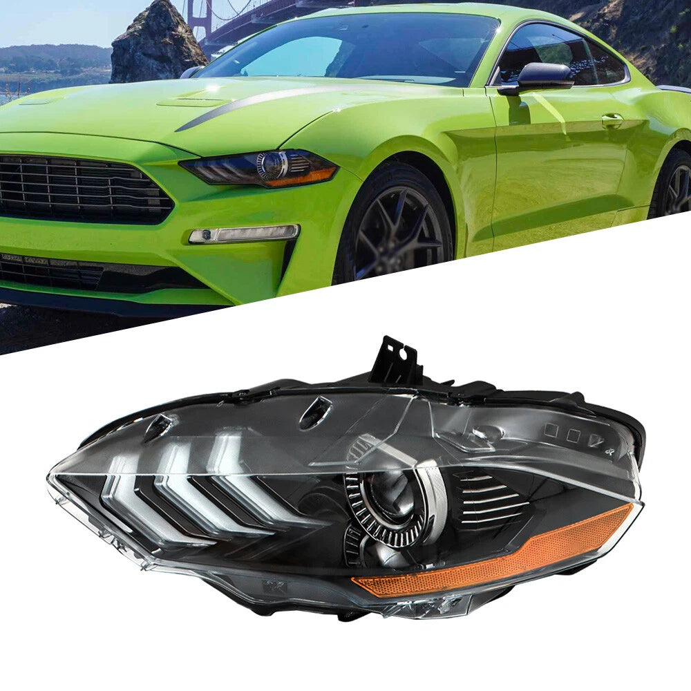 LED DRL Headlight for Ford Mustang (2018–2020) Driver Left Side