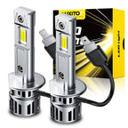 H1 LED Headlight Bulbs Conversion Kit for High Low Beam (6500K)