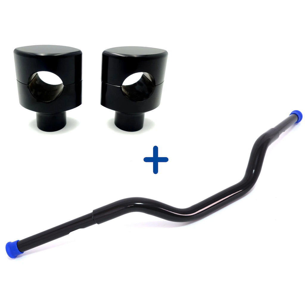 2" Rise Drag Bar Handlebar for Harley Dyna Softail Sportster (1996–2018)
