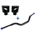 2" Rise Drag Bar Handlebar for Harley Dyna Softail Sportster (1996–2018)