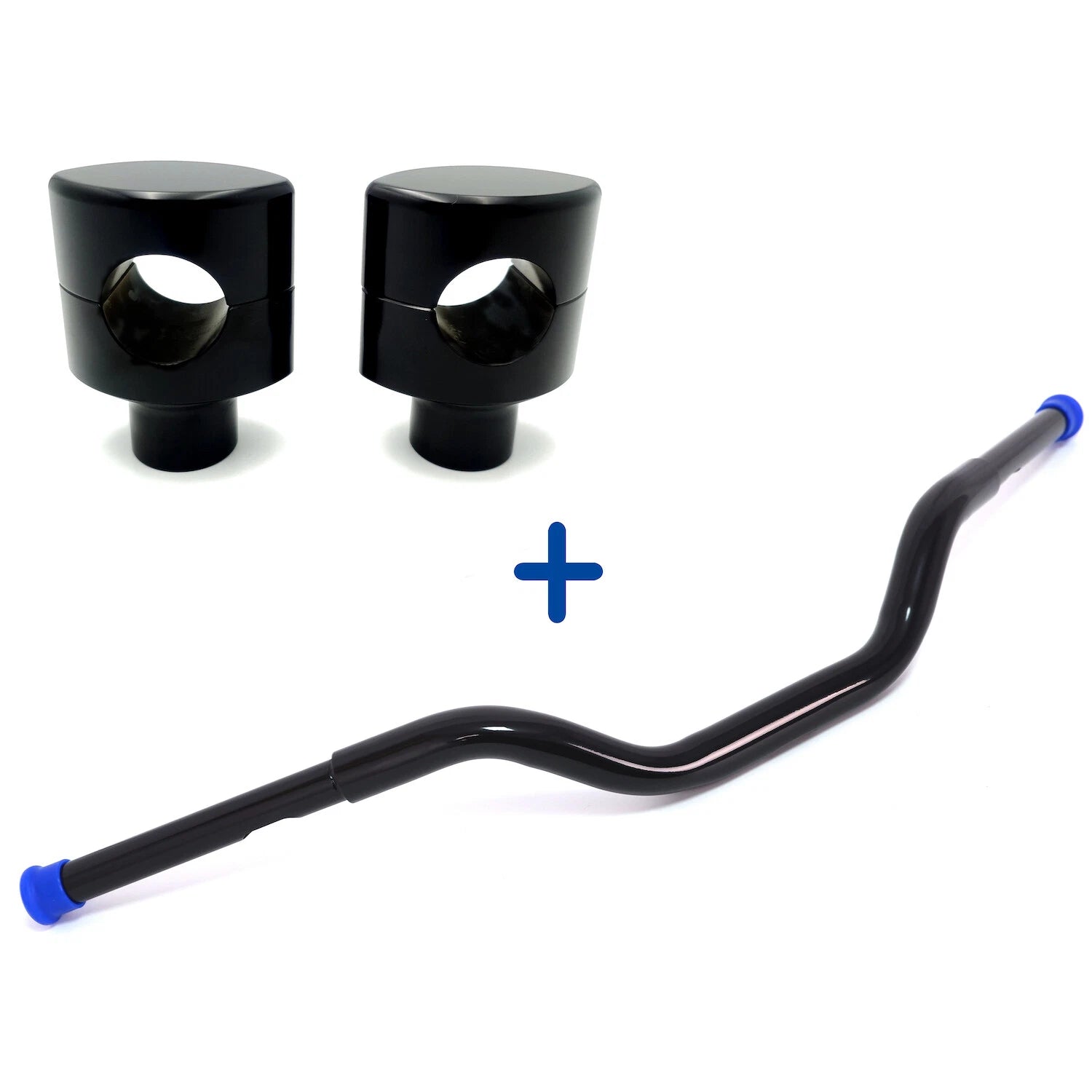 2" Rise Drag Bar Handlebar for Harley Dyna Softail Sportster (1996–2018)