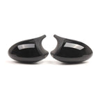 2Pcs Black M-Style Wing Side Mirror Cap Covers for BMW E90 E92 E93 (2007–2013)
