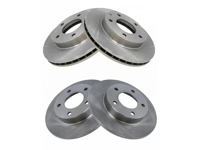 Set of 2 Front and Rear Brake Rotors for Mazda Protege5 (2002–2003) MF824NY